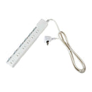 エルパ ELPA 耐雷スイッチ付タップ6P2M 雷ガード LEDランプでON／OFFが分かりやすい 省電力 WLK-62S（W）