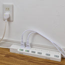 エルパ ELPA 耐雷スイッチ付タップ6P2M 雷ガード LEDランプでON／OFFが分かりやすい 省電力 WLK-62S（W）