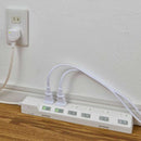 エルパ ELPA 耐雷スイッチ付タップ6P2M 雷ガード LEDランプでON／OFFが分かりやすい 省電力 WLK-62S（W）