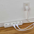 エルパ ELPA ブレーカー付耐雷スイッチ付タップ4P2M 雷ガード  WLK-42B（W）