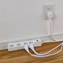 エルパ ELPA ブレーカー付耐雷スイッチ付タップ4P2M 雷ガード  WLK-42B（W）