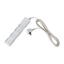 エルパ ELPA ブレーカー付耐雷スイッチ付タップ 4個口3M WLK-43B ホワイト