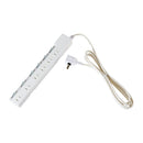 エルパ ELPA ブレーカー付耐雷スイッチ付タップ6P2M 雷ガード  WLK-62B（W）