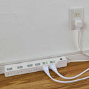 エルパ ELPA ブレーカー付耐雷スイッチ付タップ6P2M 雷ガード  WLK-62B（W）