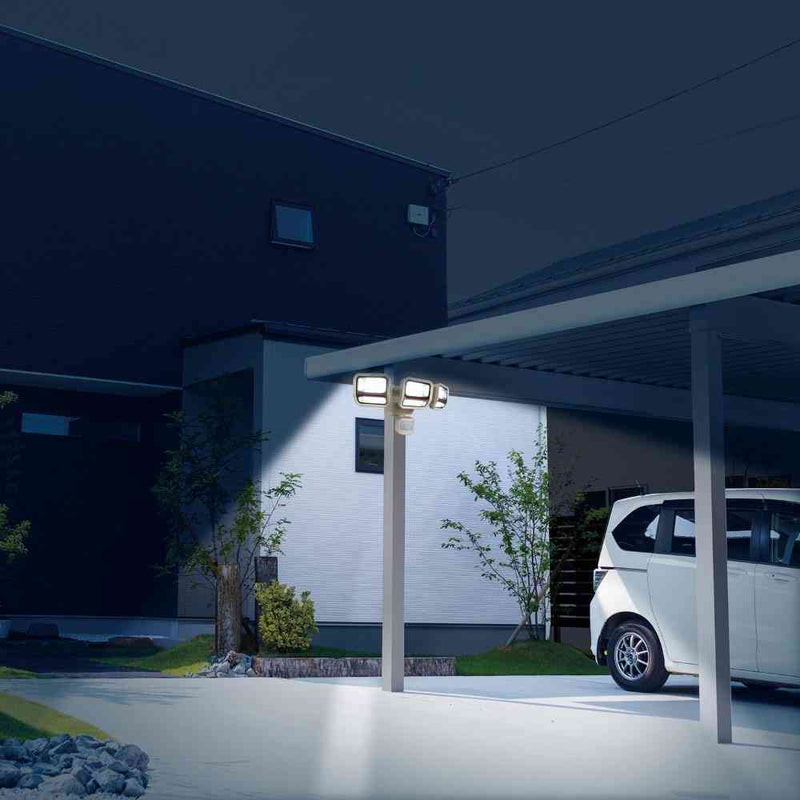 ELPA 二面発光ACセンサーライト3灯 ESL-SS2003AC 1個