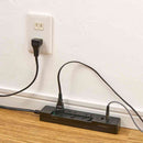 エルパ ELPA 電源タップ ランプレス個別スイッチ AC 3個口 USB-A×2 2m ブラック WLS-E3232UA