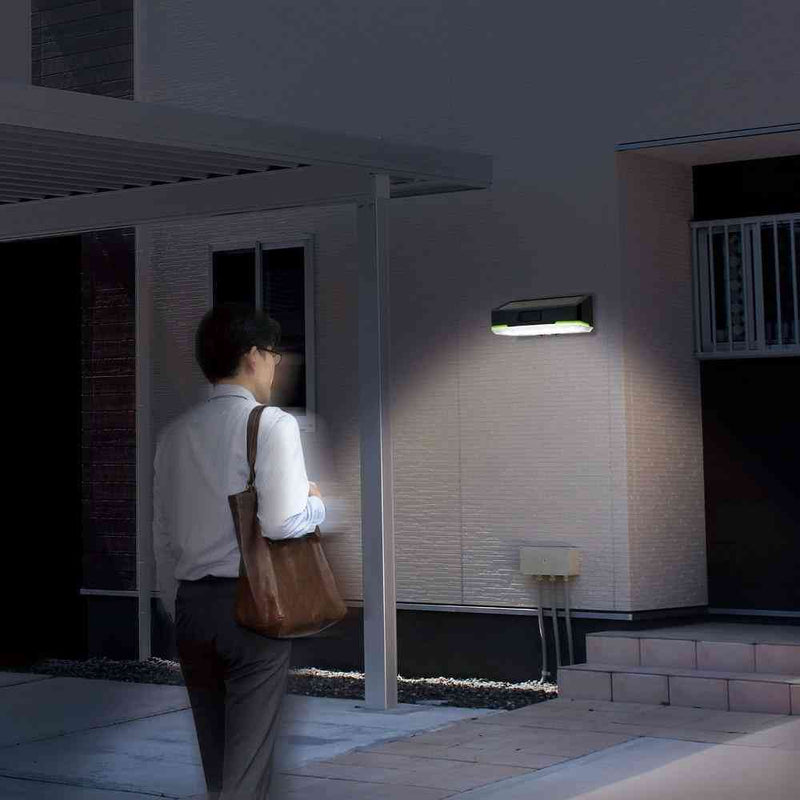 ELPA フラットセンサーウォールライト タイマー ESL-KF400SL 1個