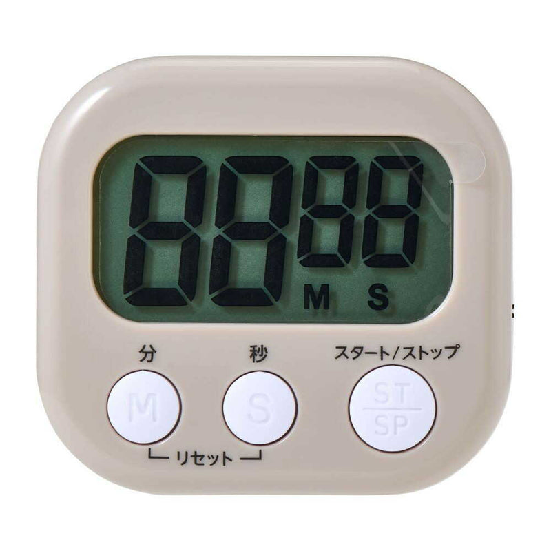 エルパ ELPA 大きく見やすいキッチンタイマー 便利なマグネット付き TIM-01（IV）