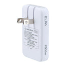 エルパ ELPA フラットUSBアダプター PD30W UC-23B ホワイト