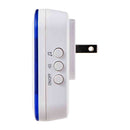 ELPA 電池がいらない かんたんチャイム 防雨ボタン セット WC-S8090AC 1個