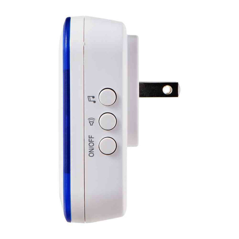 ELPA 電池がいらない かんたんチャイム 防雨ボタン セット WC-S8090AC 1個