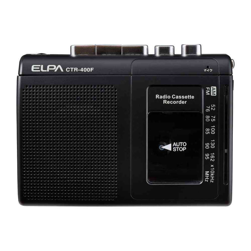 ELPA カセットテープレコーダー 録音再生 ラジオ付 CTR-400F 1個