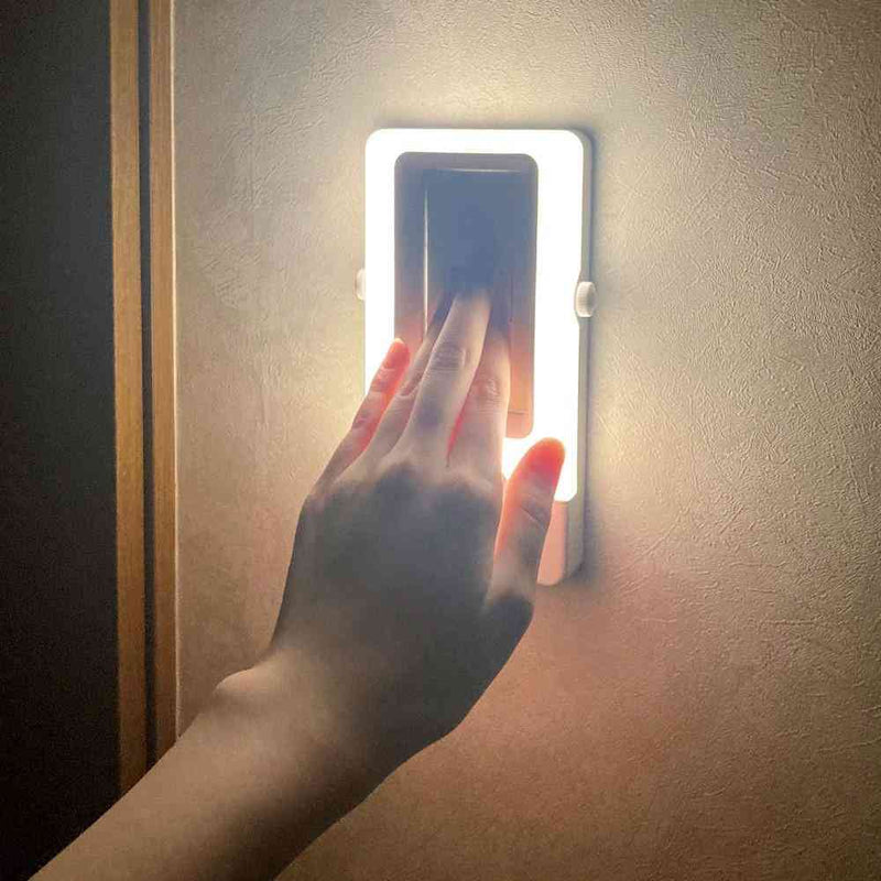 ELPA LEDセンサー付ライト プレート取付 PM-LF008PIR（W） 1個