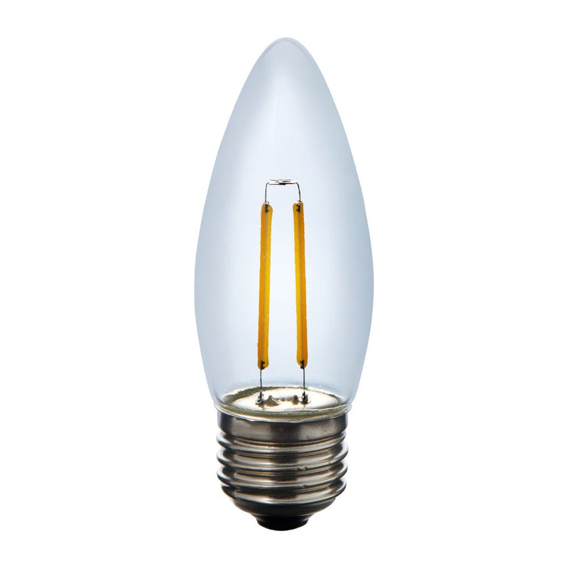 エルパ ELPA フィラメントLEDシャンデリア 調光器対応 E26 LDC2CL-G/D-F375