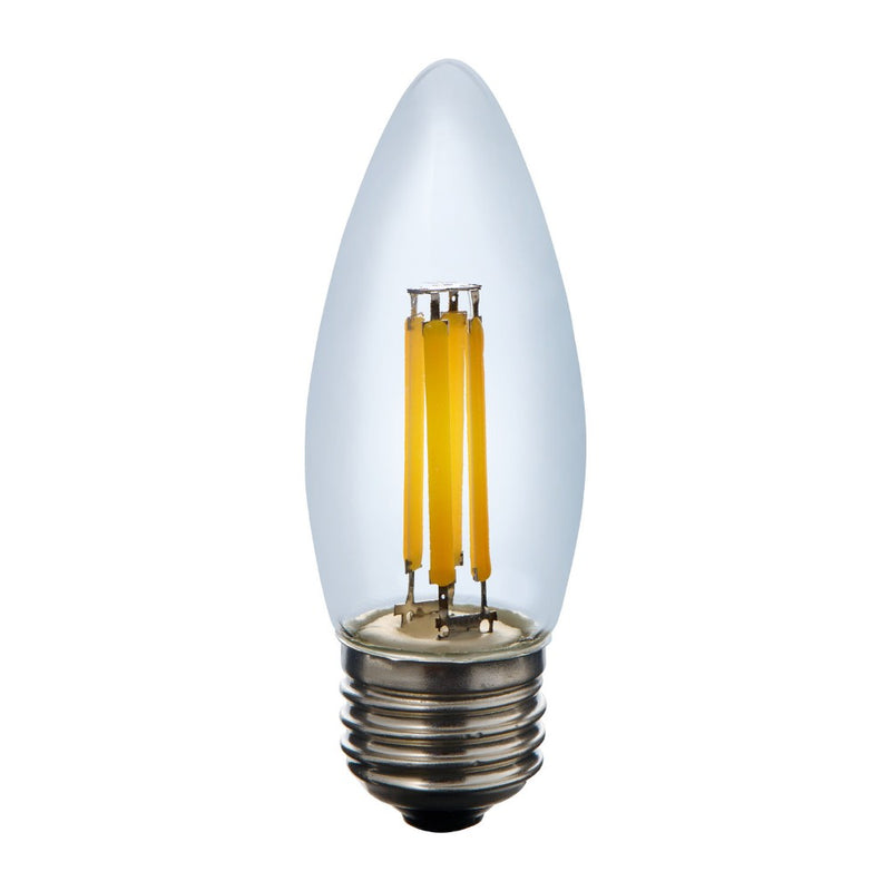 エルパ ELPA フィラメントLEDシャンデリア 調光器対応 E26 LDC4CL-G/D-F376