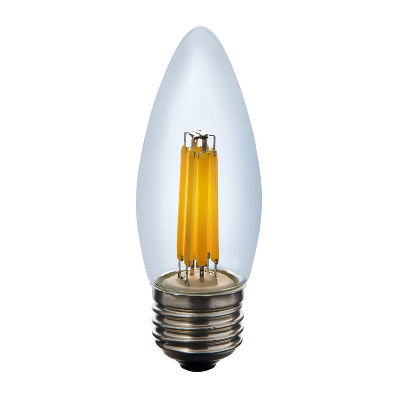 エルパ ELPA フィラメントLEDシャンデリア 調光器対応 E26 LDC6CL-G/D-F377