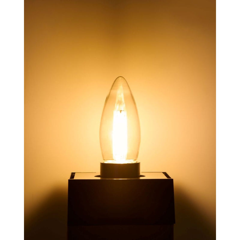 エルパ ELPA フィラメントLEDシャンデリア 調光器対応 E26 LDC6CL-G/D-F377