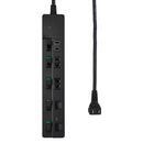 エルパ ELPA SW付USBタップ1m黒 WLK-3221SUC（BK）