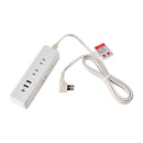 エルパ ELPA コード付6個口USBタップ WL-6322SUC（W）