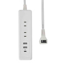 エルパ ELPA コード付6個口USBタップ WL-6322SUC（W）