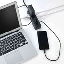 エルパ ELPA コード付6個口USBタップ WL-6322SUC（BK）