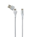 エルパ ELPA マグネットUSBケーブル ラウンド A＆CtoC MCA-ACC1060