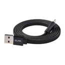 朝日電器 エルパ ELPA マグネットUSBケーブル フラット AtoC 1m MCA-FAC1027（BK）