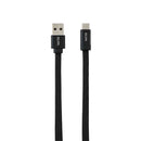 朝日電器 エルパ ELPA マグネットUSBケーブル フラット AtoC 1m MCA-FAC1027（BK）