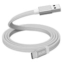 朝日電器 エルパ ELPA マグネットUSBケーブル フラット AtoC 1m MCA-FAC1027（WH）