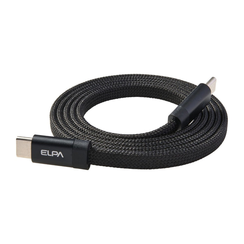 エルパ ELPA マグネットUSBケーブル フラット CtoC MCA-FCC1060