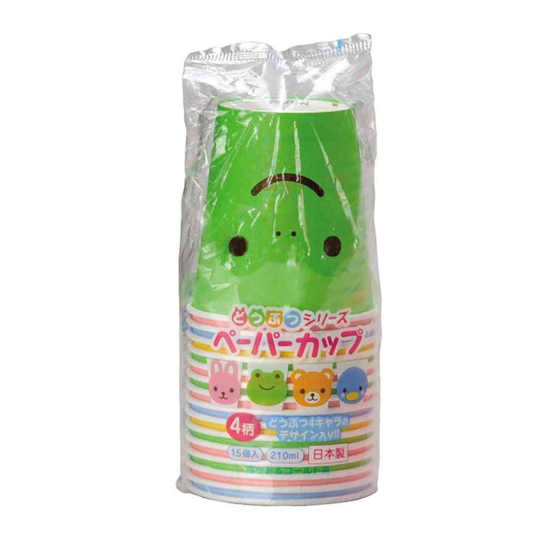 アートナップ どうぶつペーパーカップ 15個入