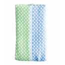 アイセン もっちりタオル ブルー×グリーン BT691