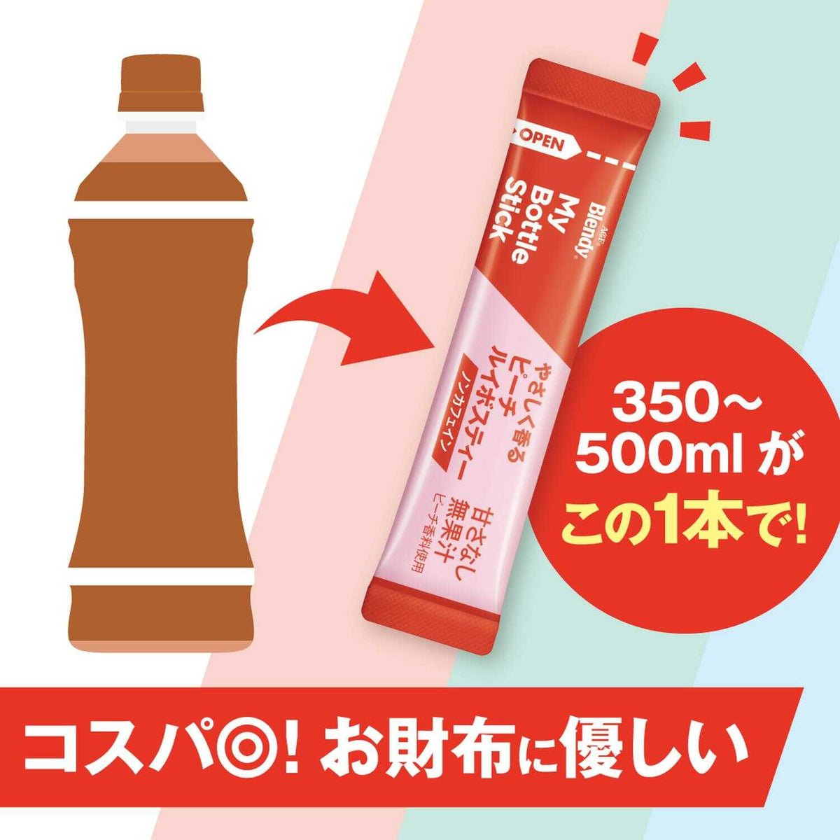 ◇味の素 ブレンディ(R) マイボトルスティック やさしく香るピーチ