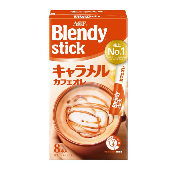 ◆味之素 AGF Blendy Stick 焦糖牛奶咖啡 8 件