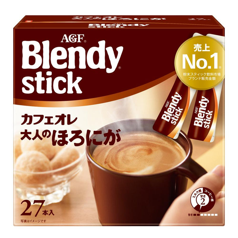 ◆味の素 AGF ブレンディ スティック カフェオレ 大人のほろにが 27本入り