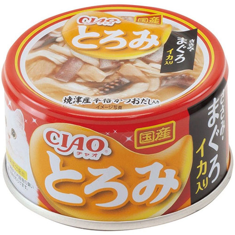 チャオとろみささみ・まぐろイカ入り ８０ｇ