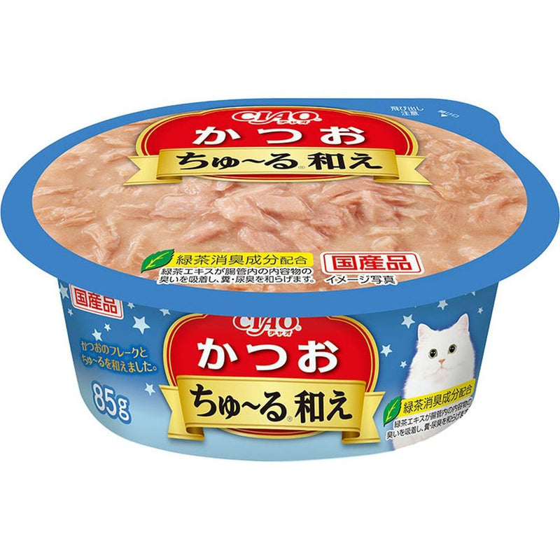 ＣＩＡＯ　ちゅーる和えカップ　かつお ８５ｇ