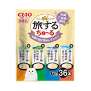 いなばペットフード CIAO 旅するちゅ〜る ４種の鶏と貝セレクション 6g×36本
