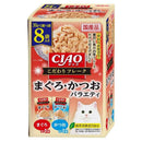 いなばペットフード CIAOこだわり フレーク まぐろ・かつおバラエティ 30g×8袋