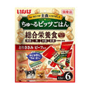 いなばペットフード ちゅーるビッツごはん とりささみビーフ入り 12g×6袋