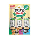 いなばペットフード 旅するちゅ〜る 3種の大地の恵セレクション 6g×18P