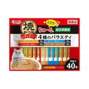 いなばペットフード 焼かつおディナーちゅ〜る ４種のバラエティ 14g×40P