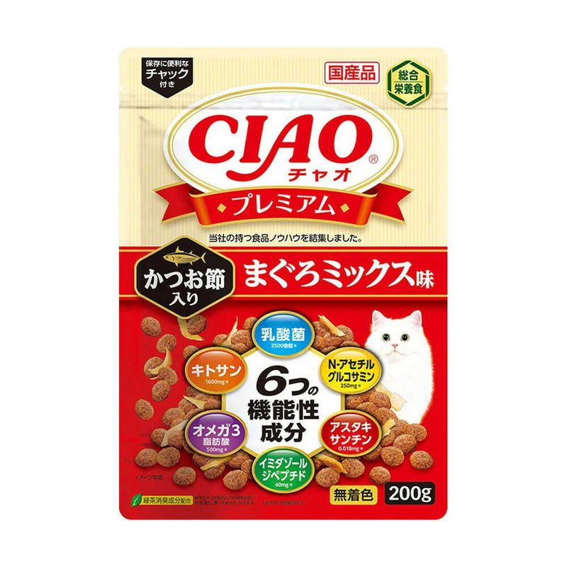 いなば CIAO プレミアム かつお節入り まぐろミックス味 200g