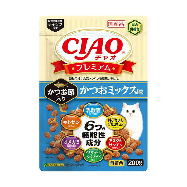 いなば CIAO プレミアム かつお節入り かつおミックス味 200g