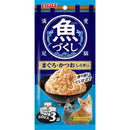 いなばペットフード いなば 魚づくし まぐろ・かつお しらす入り 60g×3袋