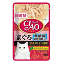 CIAOパウチ 乳酸菌入り まぐろ ささみ入りかつお節味 40g