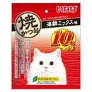 いなばペットフード いなば 焼かつお 海鮮ミックス味 10本