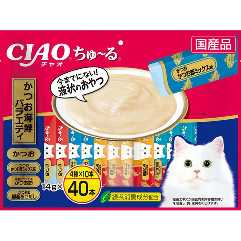 ＣＩＡＯちゅーる　かつお海鮮バラエティ ４０本