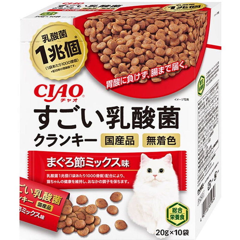 ＣＩＡＯすごい乳酸菌クランキー　まぐろ節ミックス味 ２０ｇ×１０袋