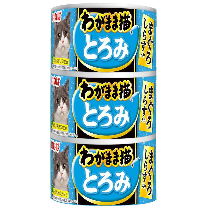 いなば　わがまま猫　とろみ　まぐろ　しらす入り １４０ｇ×３缶